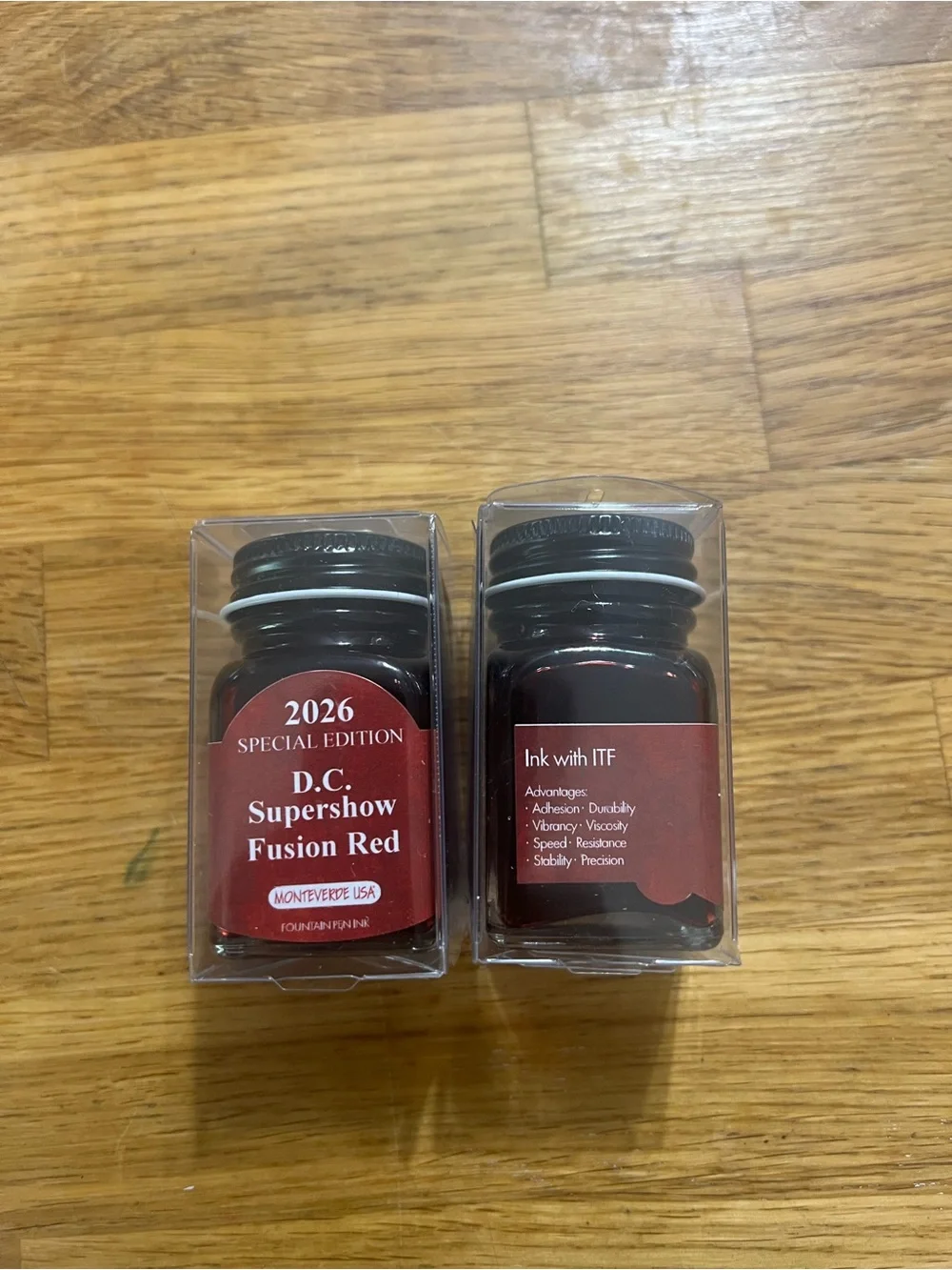 2026 D.C. Supershow Fusion Red Fountain Pen Ink - Red